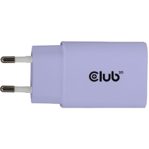 MOBILE CHARGER WALL USB-C/2PK 30W PURPLE CAC-3025 CLUB3D