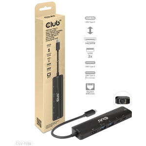 I/O HUB 6IN1 USB-C/CSV-1596 CLUB3D