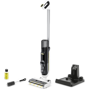Vacuum Cleaner KARCHER Three-in-one floor cleaner FCV 3 Upright/Wet/dry/Cordless White Weight 3.8 kg 1.056-122.0