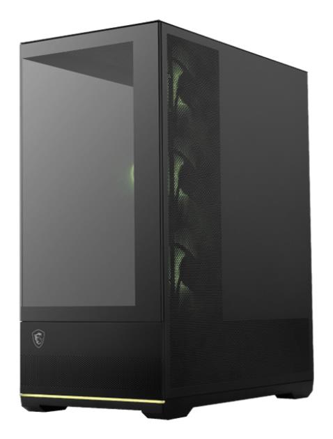 Case MSI MAG PANO 110R PZ MidiTower Case product features Transparent panel Not included Colour Black MAGPANO110RPZ - Image 4