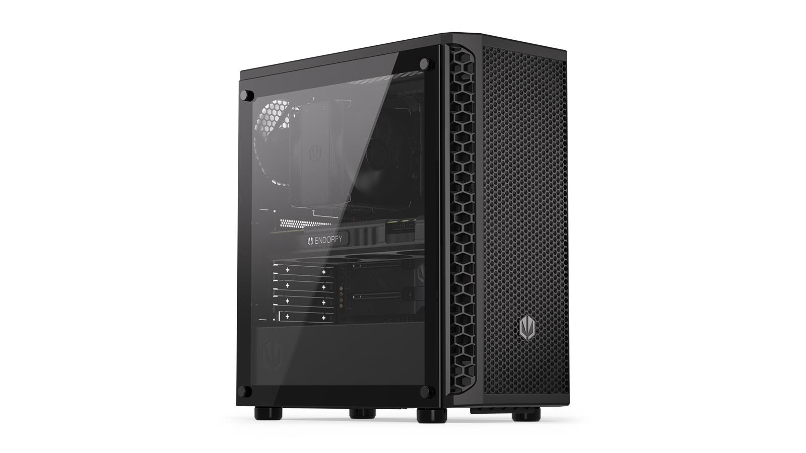Case ENDORFY Signum 300 Air MidiTower Case product features Transparent panel Not included ATX MicroATX MiniITX Colour Black EY2A005 - Image 9