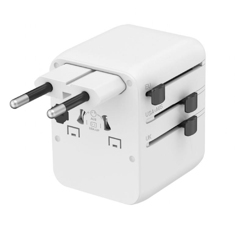 POWER ADAPTER TRAVEL 20W/WHITE TPA-1A2C20-01-W GEMBIRD - Image 4