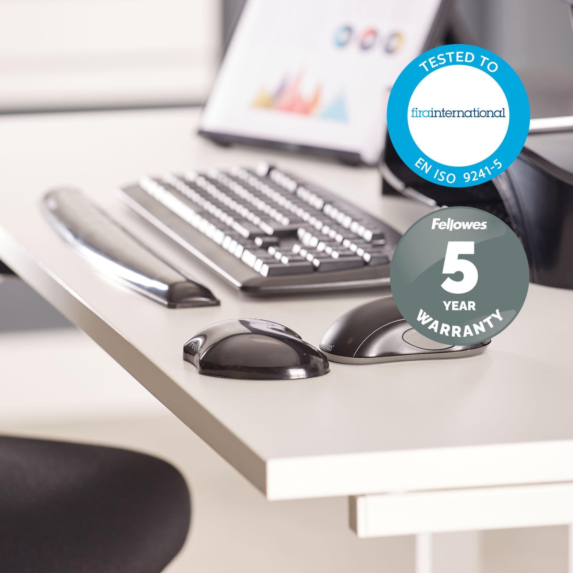 MOUSE PAD WRIST SUPPORT/BLACK 9112301 FELLOWES - Image 5