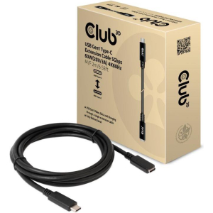 CABLE USB-C TO USB-C 2M/M/F CAC-1529 CLUB3D