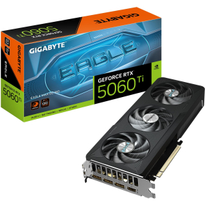 Graphics Card GIGABYTE NVIDIA GeForce RTX 5060 Ti 2617 MHz 16 GB GDDR7 128 bit PCI Express 5.0 Active GV-N506TEAGLEMAXOC-16GD