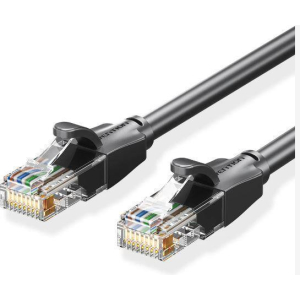 PATCH CABLE CAT.6 UTP/10M BLACK IBEBL VENTION