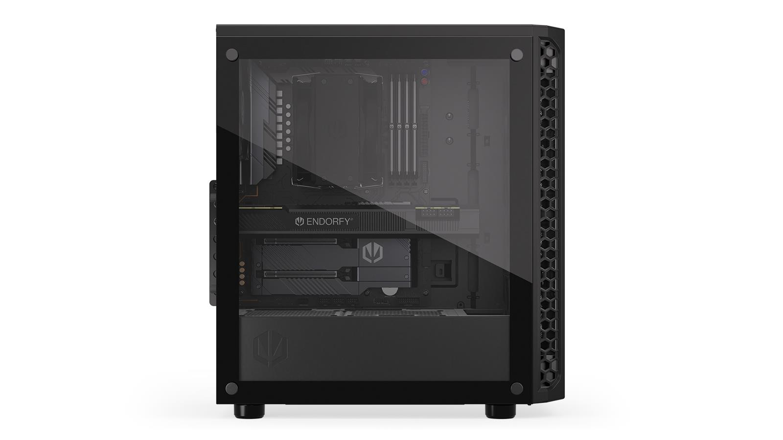 Case ENDORFY Signum 300 Air MidiTower Case product features Transparent panel Not included ATX MicroATX MiniITX Colour Black EY2A005 - Image 18
