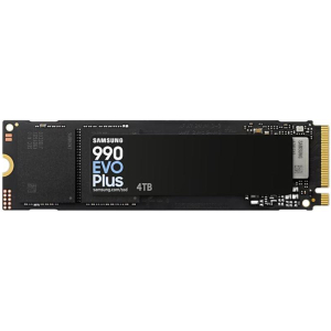 SSD SAMSUNG 990 EVO Plus 4TB M.2 PCIe Gen5 NVMe TLC Write speed 6300 MBytes/sec Read speed 7250 MBytes/sec 2.38mm TBW 2400 TB MZ-V9S4T0BW