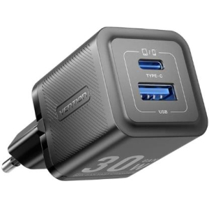 MOBILE CHARGER WALL USB +CABLE/30W 2P TZ-FEQB0-EU-01 VENTION