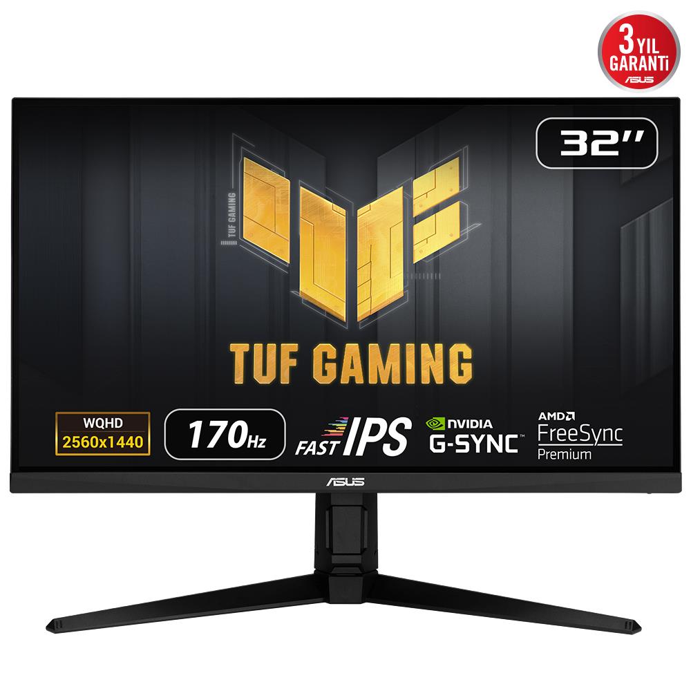 LCD Monitor ASUS 31.5" Gaming Panel IPS 2560x1440 16:9 170Hz Matte 1 ms Speakers Swivel Height adjustable Tilt Colour Black 90LM07L0-B03370 - Image 18