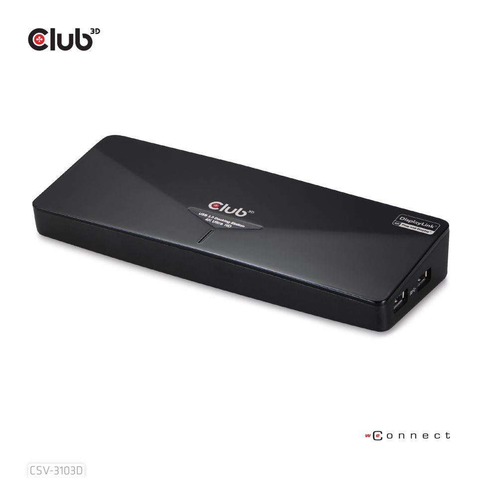 NB ACC DOCKING STATION/USB CSV-3103D CLUB3D - Image 2