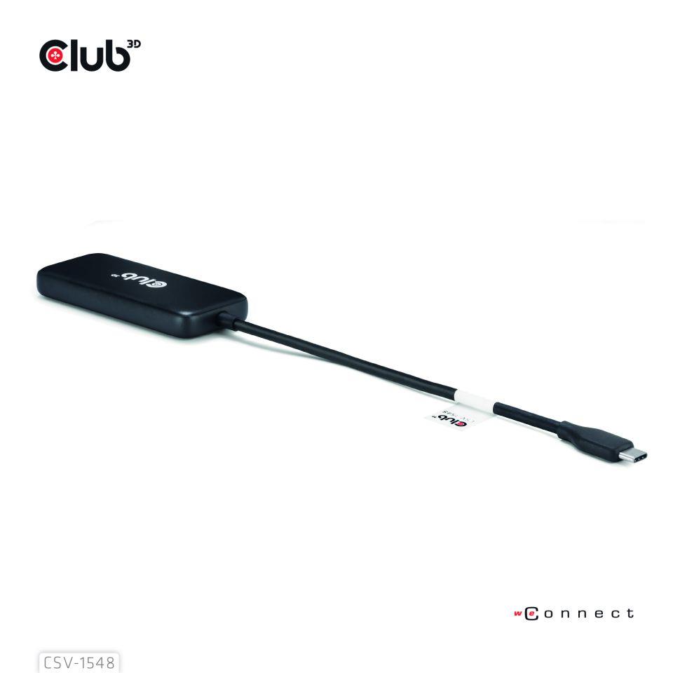 I/O HUB USB-C 4PORT/CSV-1548 CLUB3D - Image 2