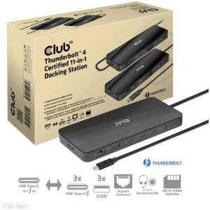NB ACC DOCKING STATION 11IN1/THUNDERBOLT CSV-1581 CLUB3D