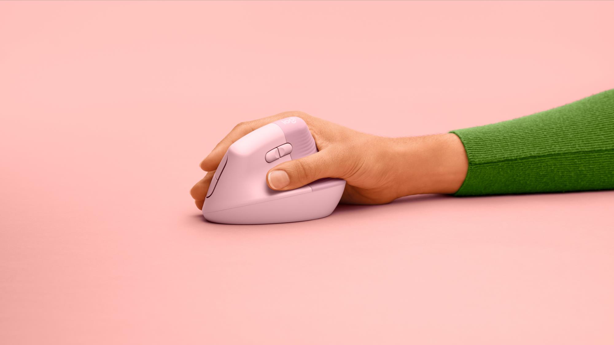 MOUSE USB OPTICAL WRL VERTICAL/PINK 910-006478 LOGITECH - Image 8