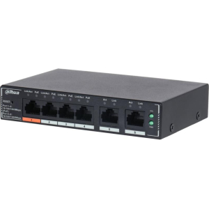 Switch DAHUA DH-SG4006P Type L2 PoE ports 4 60 Watts SG4006P