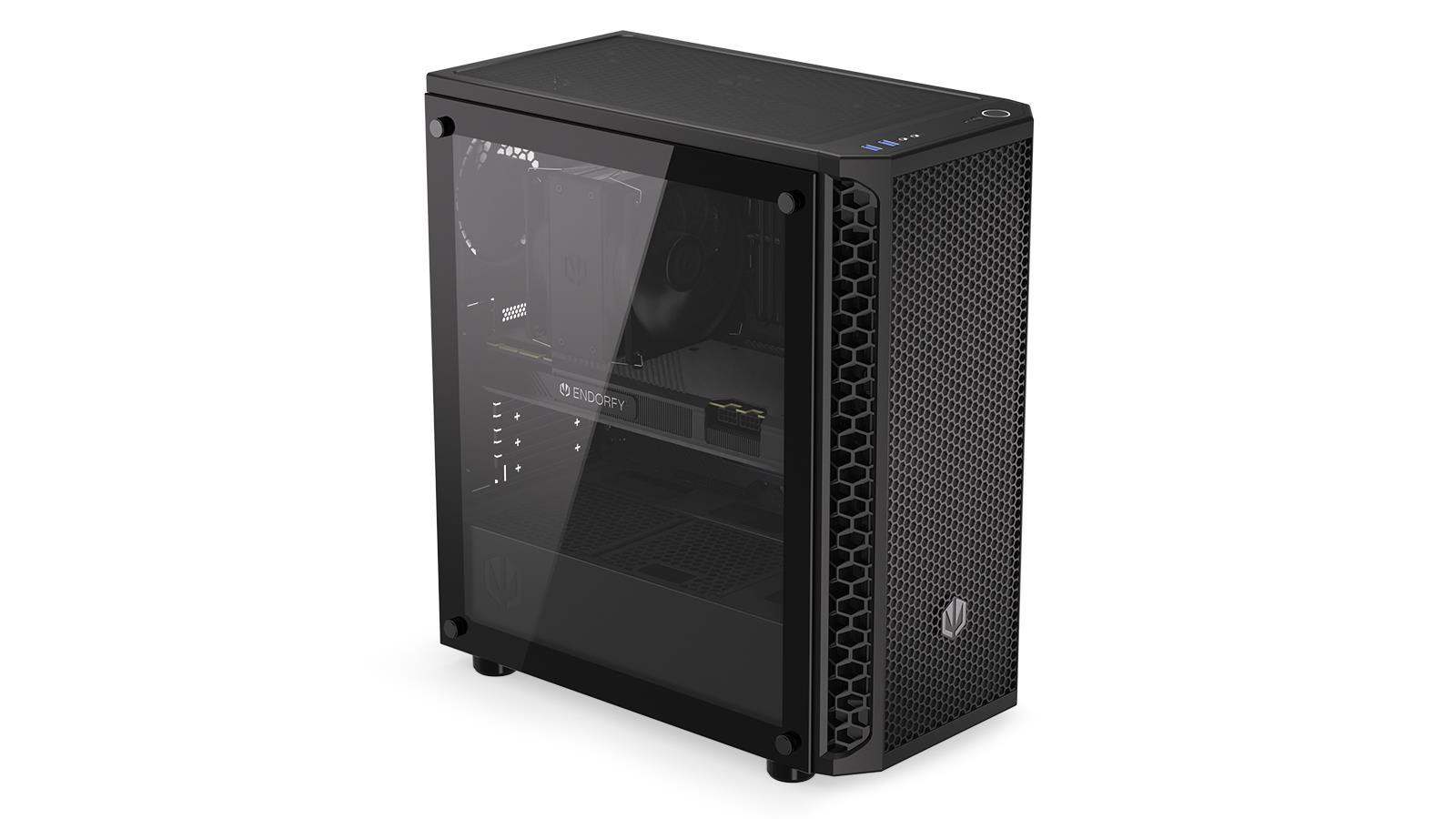 Case ENDORFY Signum 300 Air MidiTower Case product features Transparent panel Not included ATX MicroATX MiniITX Colour Black EY2A005 - Image 12
