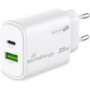POWER ADAPTER USB/USB-C 25W/FAST MRMA112-2 MEDIARANGE