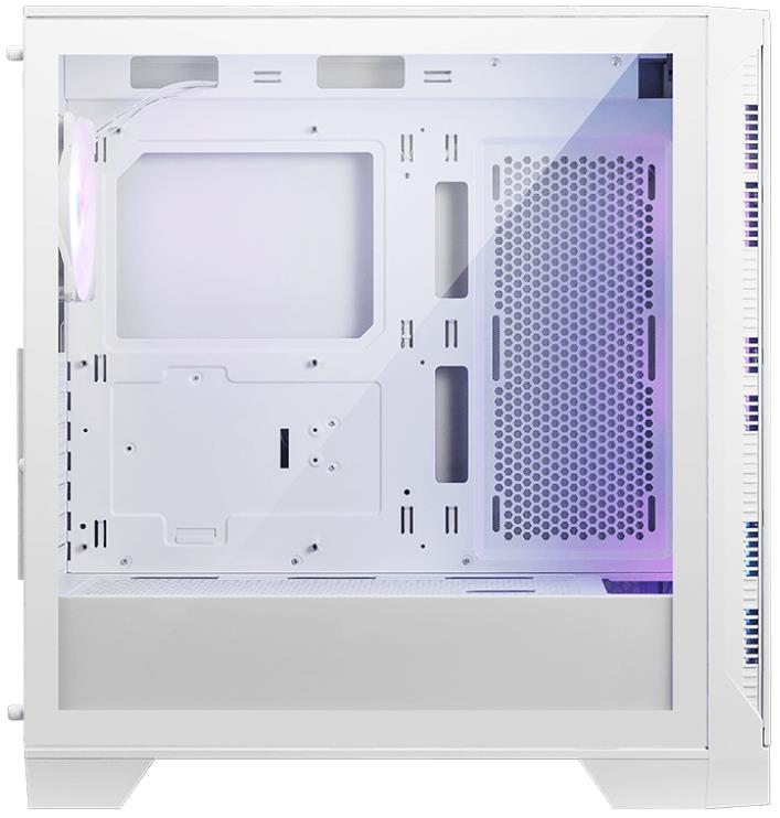 Case MSI MAG FORGE 320R AIRFLOW MidiTower Case product features Transparent panel ATX MicroATX MiniITX Colour White MAGFORGE320RAIRFLOWWH - Image 3