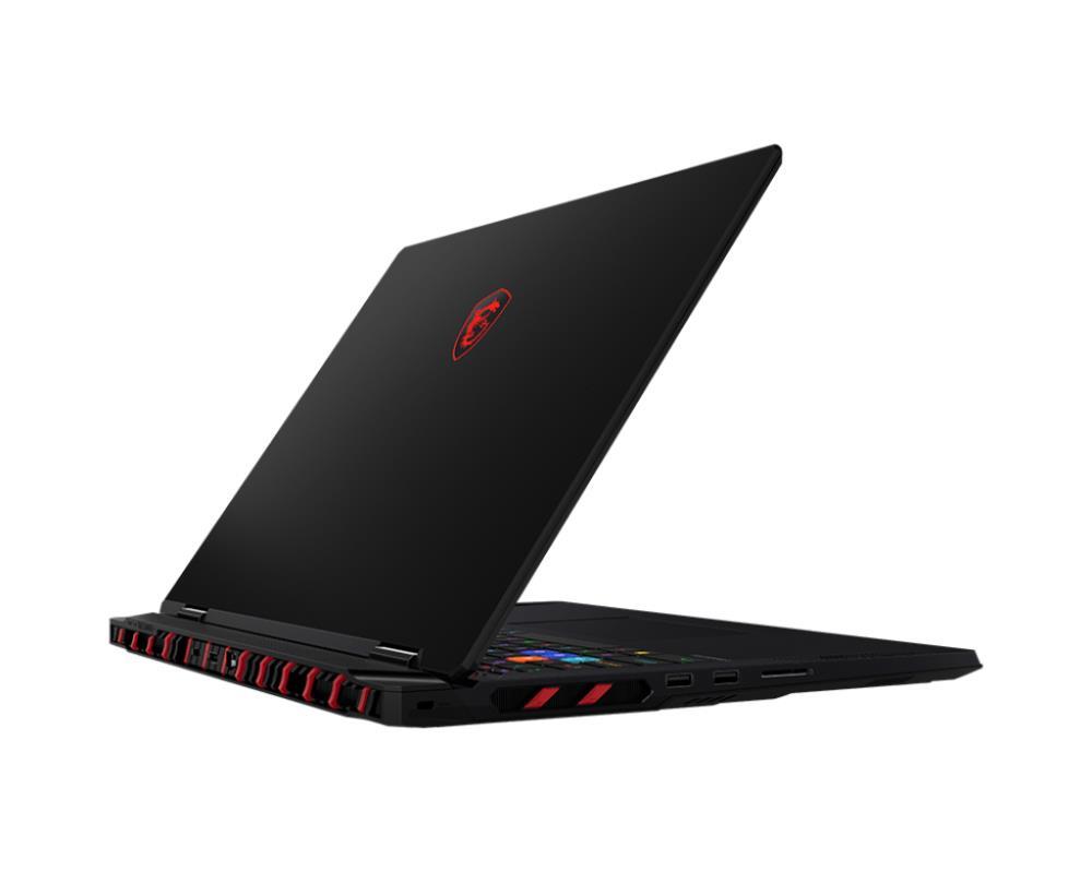 Notebook MSI Raider 18 HX AI A2XWJG CPU Core Ultra U9-285HX 2800 MHz 18" 3840x2400 RAM 64GB DDR5 6400 MHz SSD 2TB+2TB NVIDIA GeForce RTX 5090 24GB ENG Card Reader SD Expres Windows 11 Home Black 3.6 kg RDR18HXAIA2XWJG-232NL - Image 2