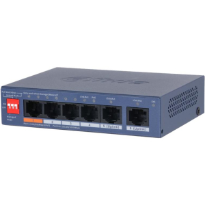 Switch DAHUA DH-CS4006-4ET2GT-60 Type L2 PoE ports 4 CS4006-4ET2GT-60