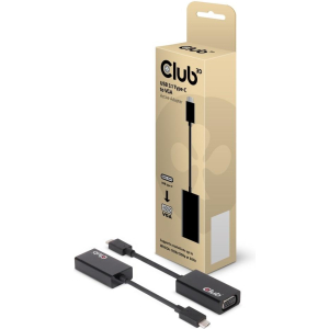 I/O ADAPTER USB-C TO VGA/M/F CAC-1502 CLUB3D