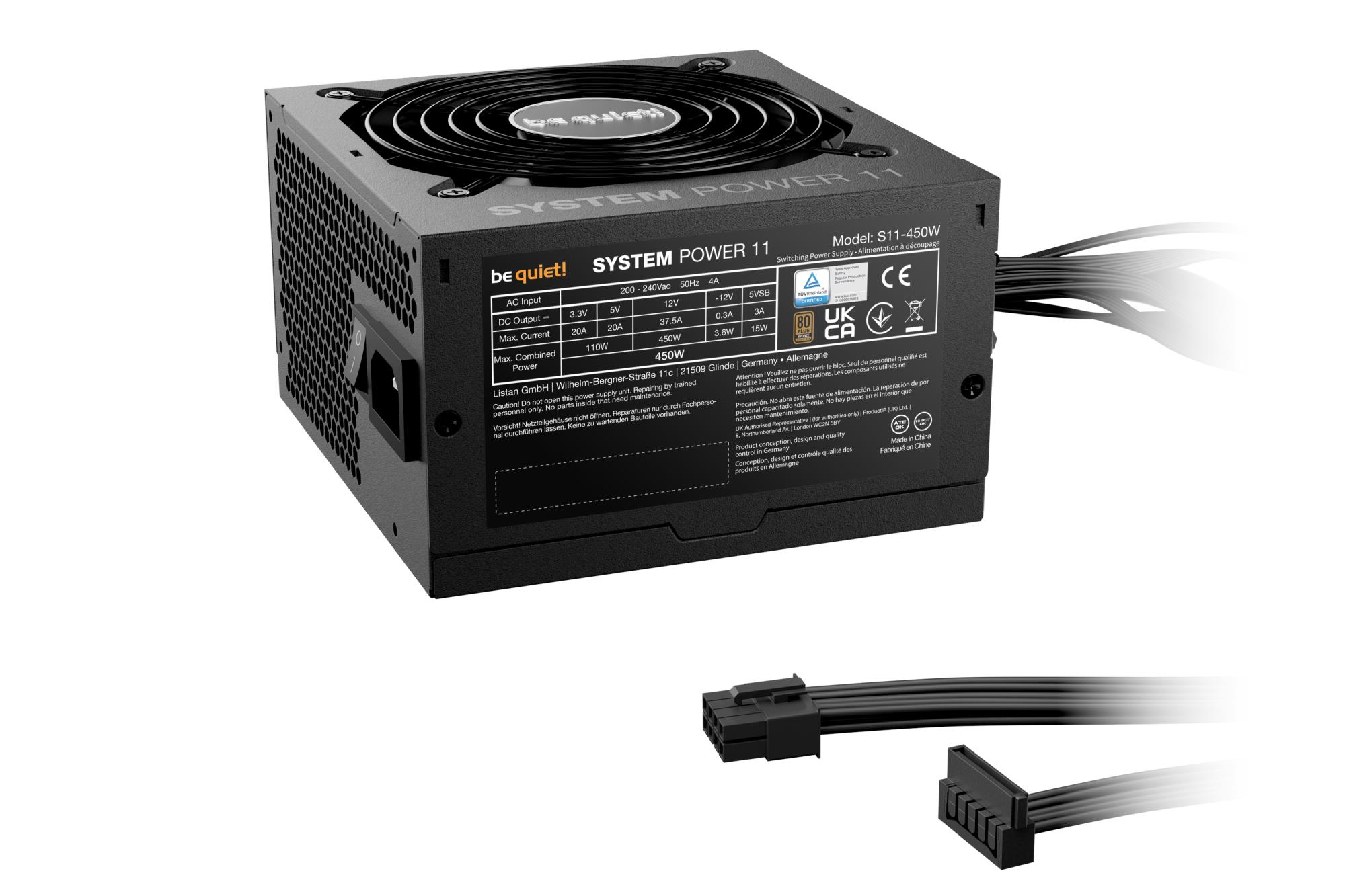 Power Supply BE QUIET ATX PC 200 - 240 V 450 W BP009EU - Image 2