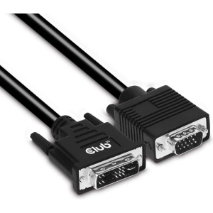 CABLE DVI-A TO VGA 3M/M/M CAC-1243 CLUB3D