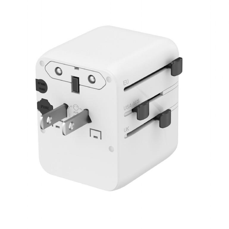 POWER ADAPTER TRAVEL 20W/WHITE TPA-1A2C20-01-W GEMBIRD - Image 5
