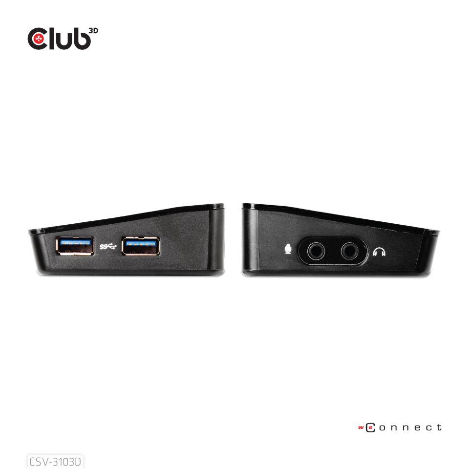 NB ACC DOCKING STATION/USB CSV-3103D CLUB3D - Image 4