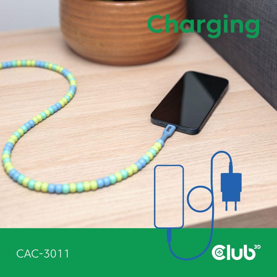 CABLE USB-C TO USB-C/BLUE CAC-3011 CLUB3D - Image 5