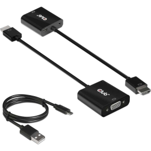 I/O ADAPTER HDMI TO VGA/AUDIO M/F CAC-1302 CLUB3D