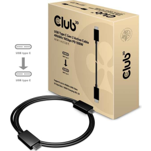 CABLE USB-C TO USB-C 1M/M/M CAC-1522 CLUB3D
