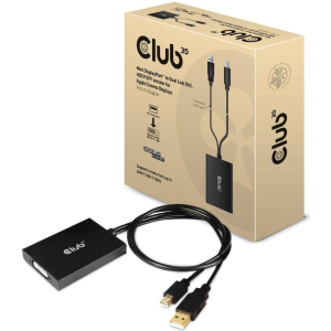 I/O ADAPTER MINI DP TO DVI/ACTIVE CAC-1130-A CLUB3D