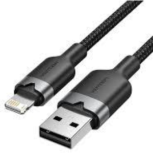 CABLE USB2.0 TO LIGHTNING/1M BLACK LANBF VENTION
