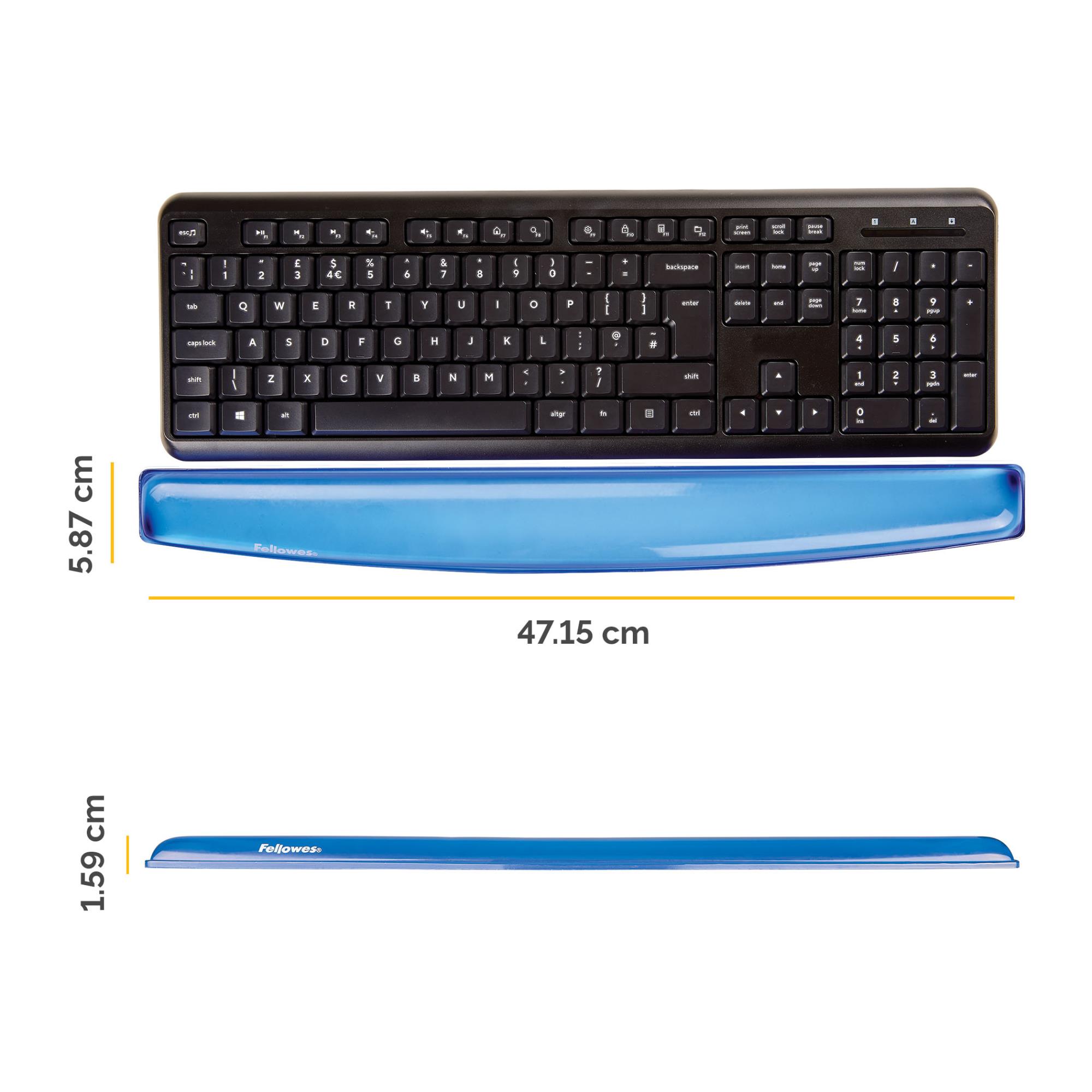 KEYBOARD ACC WRIST SUPPORT/BLUE 9113709 FELLOWES - Image 3