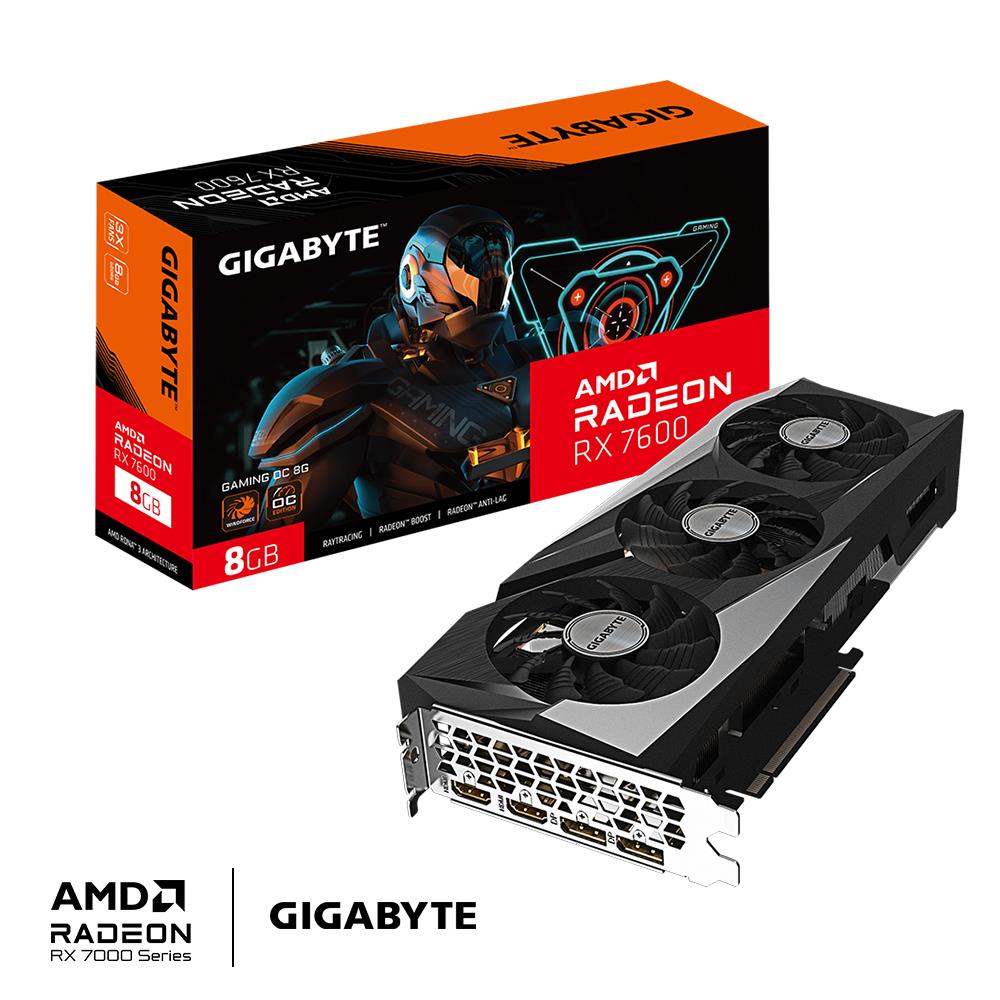 Graphics Card GIGABYTE AMD Radeon RX 7600 8 GB GDDR6 128 bit PCIE 4.0 16x 2xHDMI 2xDisplayPort GV-R76GAMINGOC-8GD1.1 - Image 20