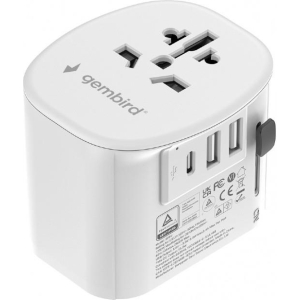POWER ADAPTER GROUNDED 15W/WHT TPA-EU2A1C15-01-W GEMBIRD