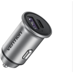 MOBILE CHARGER CAR 30W USB/2P GRAY FFFH0 VENTION