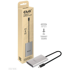 I/O ADAPTER THUNDERBOLT / HDMI/DUAL CSV-1574 CLUB3D