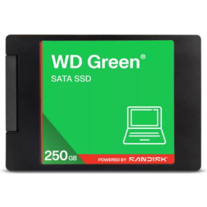 SSD WESTERN DIGITAL Green 250GB 3D NAND Read speed 545 MBytes/sec 2,5" MTBF 2000000 hours WDS250G5G0A