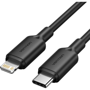 CABLE USB-C TO LIGHTNING/2M BLACK LAKBH VENTION