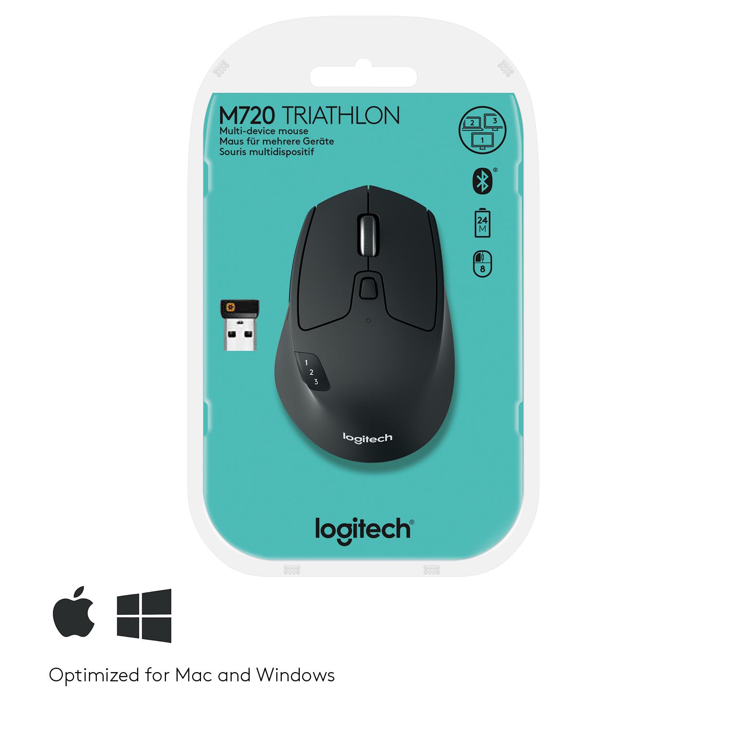 MOUSE BLUETH OPTICAL M720/TRIATHLON 910-004791 LOGITECH - Image 22