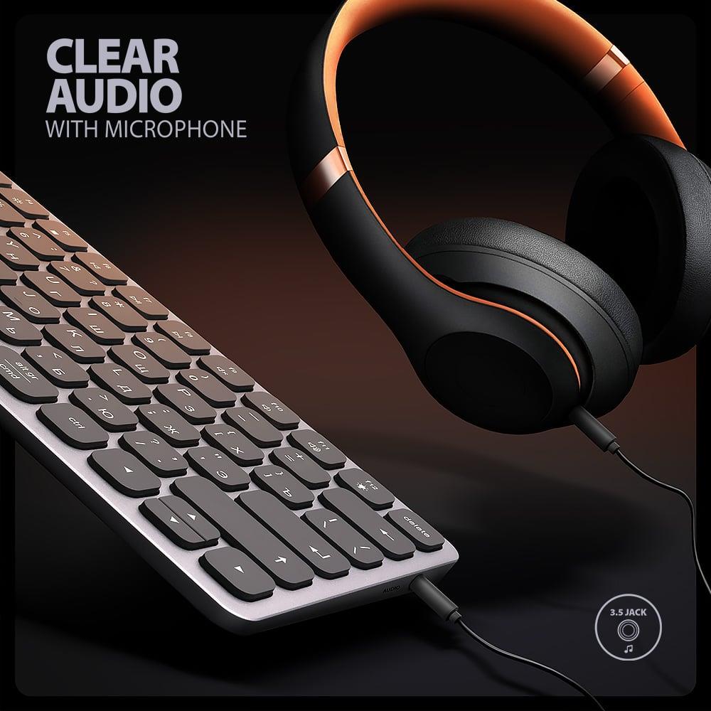 KEYBOARD + I/O HUB 9IN1/0.6M HMC-KB-CRL AXAGON - Image 4