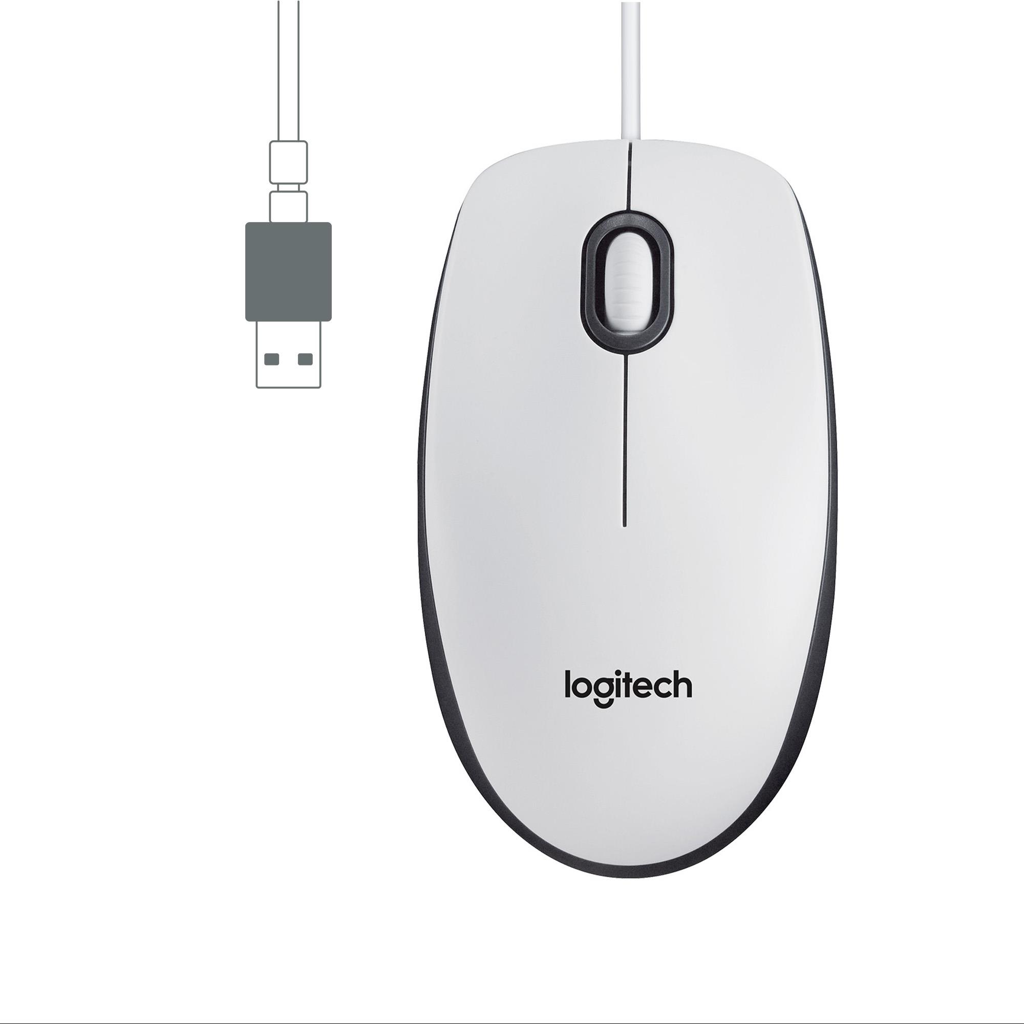 MOUSE USB OPTICAL M100/WHITE 910-006764 LOGITECH - Image 13