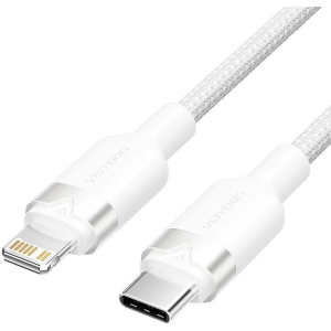 CABLE USB-C TO LIGHTNING/2M WHITE LAKWH VENTION