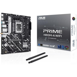 Mainboard ASUS Intel H810 LGA1851 Micro-ATX Memory DDR5 Memory slots 2 PRIMEH810M-AWIFI