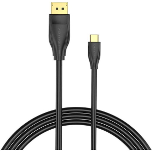 CABLE DP TO USB-C 8K HD/2M BLACK CGYBH VENTION