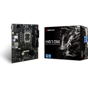 Mainboard BIOSTAR Intel H610 LGA1700 Micro-ATX Memory DDR5 Memory slots 2 H610MHDD5