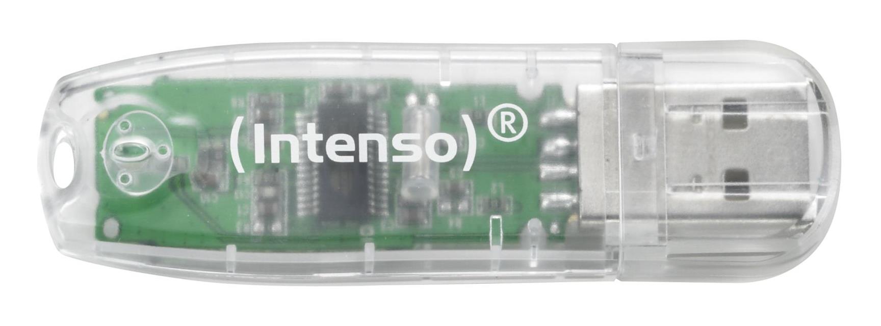 MEMORY DRIVE FLASH USB2 32GB/TRANSPARENT 3502480 INTENSO - Image 2