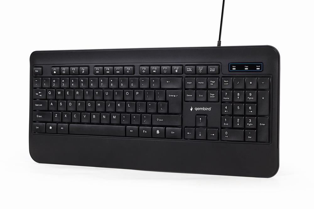 KEYBOARD MULTIMEDIA USB ENG/BLACK KB-UML-03 GEMBIRD - Image 8